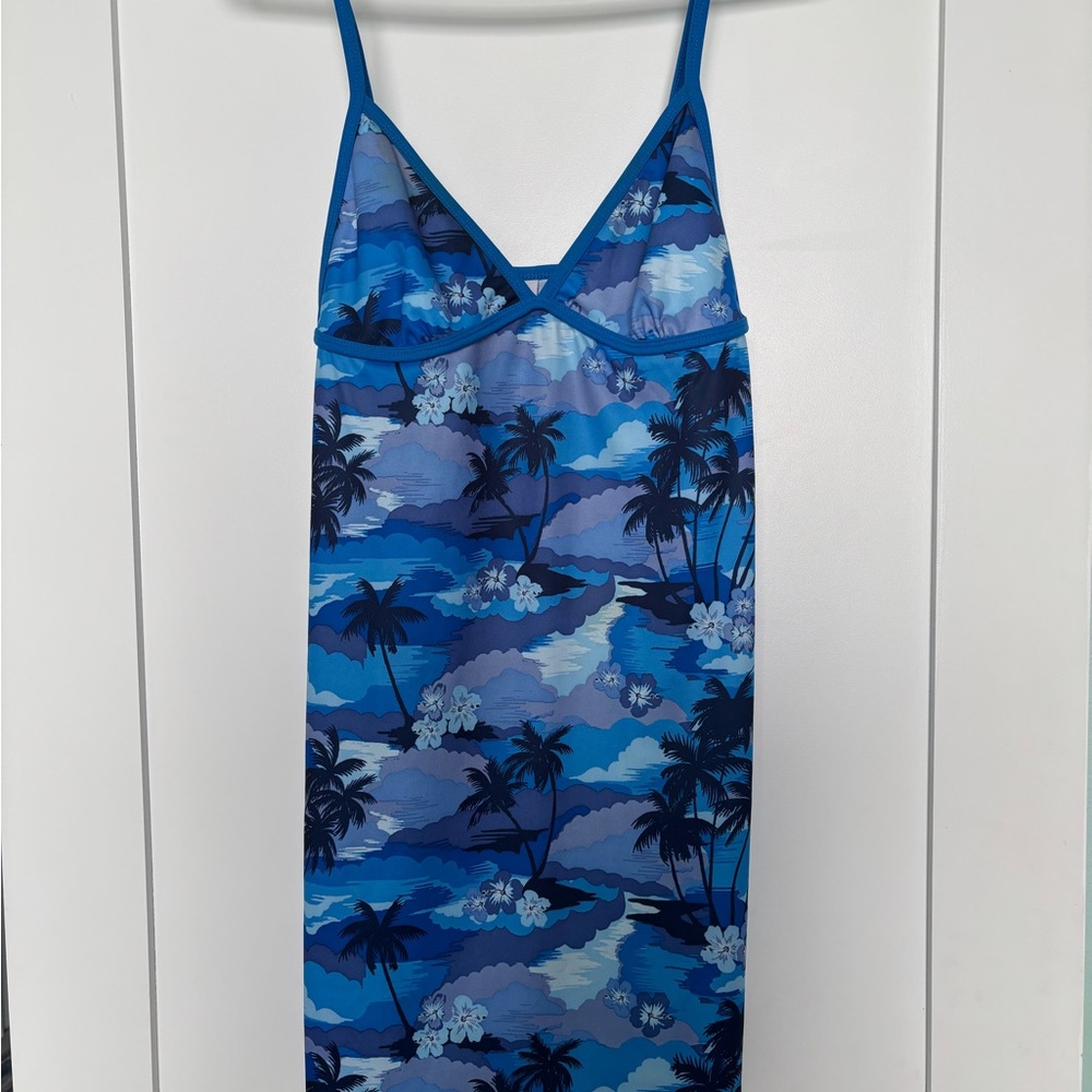 Vintage Billabong Tropical Print Dress